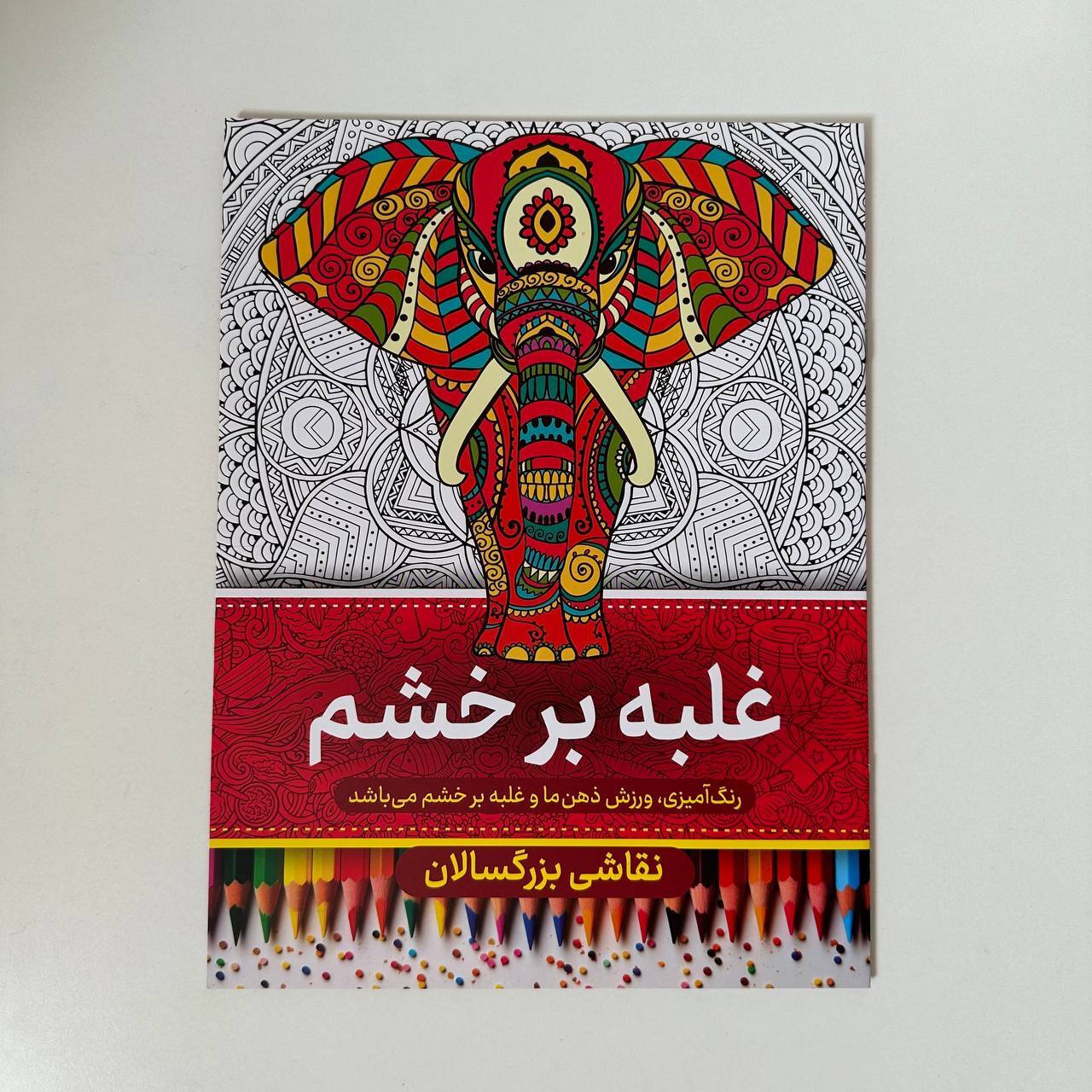 نقاشی بزرگسالان(غلبه بر خشم)